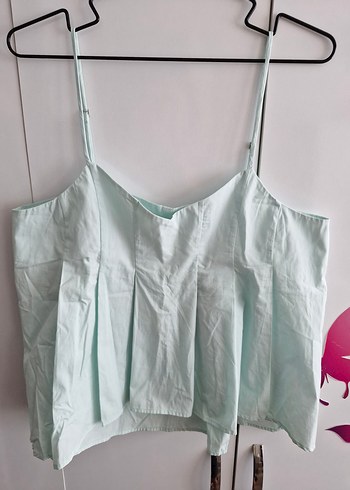 Zara Pilili İnce Askılı Kadın Mont Bluz M-38 - Görsel 5