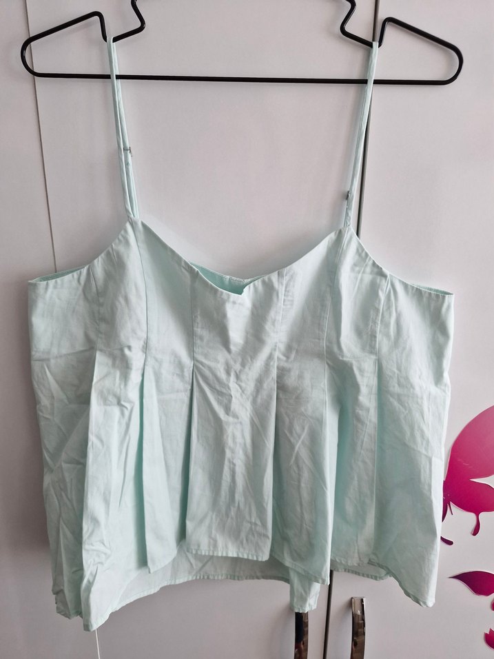 Zara Pilili İnce Askılı Kadın Mont Bluz M-38 - Görsel 5