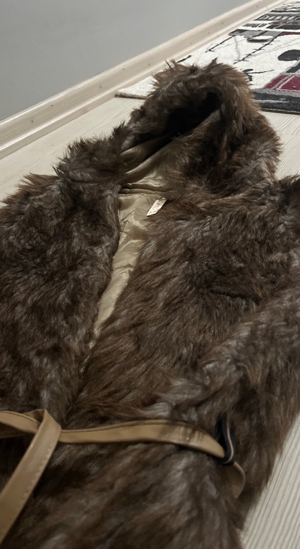 Kahverengi Kürk Detaylı Kadın Yelek - Görsel 2