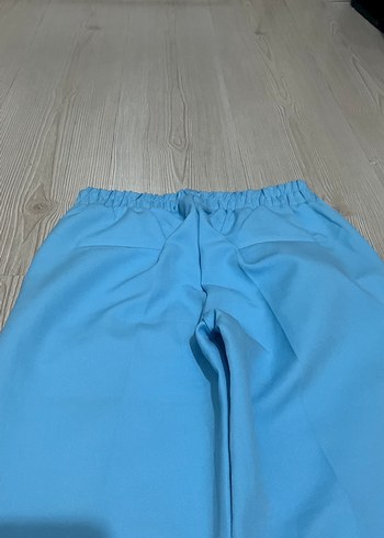 Mavi Pilili Kadın Kumaş Pantolon - Görsel 3