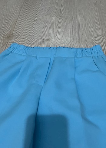 Mavi Pilili Kadın Kumaş Pantolon - Görsel 2