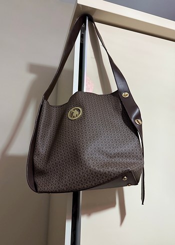 Kahverengi Deri Kadın Çanta - Görsel 3