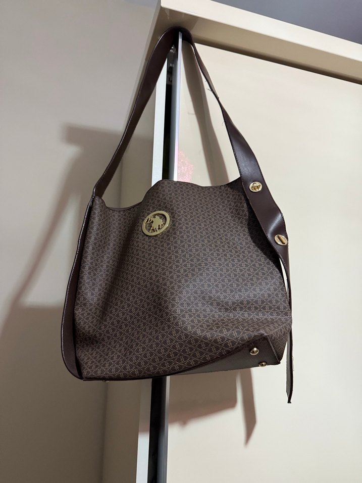 Kahverengi Deri Kadın Çanta - Görsel 3