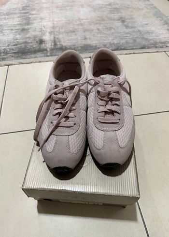 Nike Pembe Dolgu Topuklu Bağcıklı Sneakers - Görsel 2