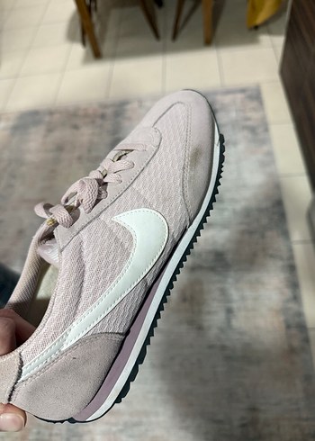 Nike Pembe Dolgu Topuklu Bağcıklı Sneakers - Görsel 3