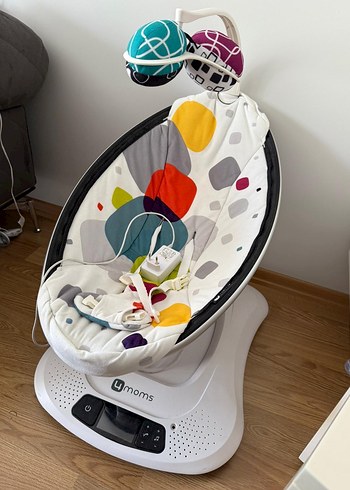 4moms Çok Renkli Bebek Salıncağı Ana kucağı - Görsel 2