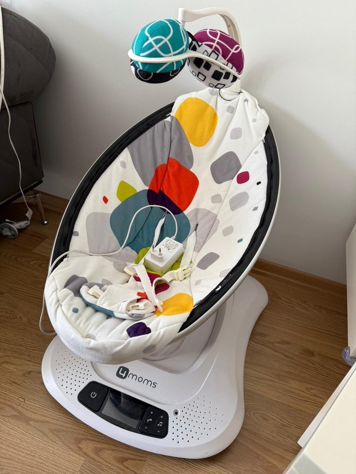 4moms Çok Renkli Bebek Salıncağı Ana kucağı - Görsel 2