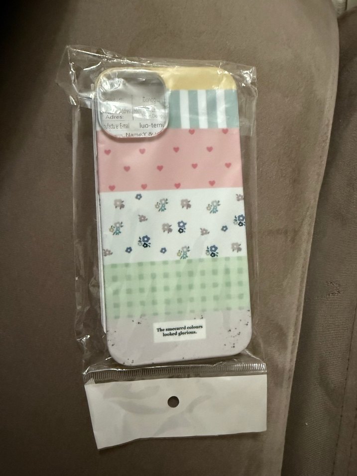 Iphone 13 uyumlu Bohem Renkli Fırfırlı Telefon Kılıfı - Görsel 2