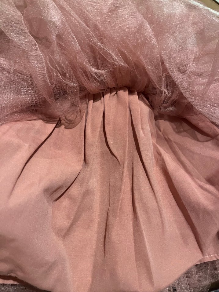 Dantel Detaylı Pembe Kız Çocuk Elbise - Görsel 4