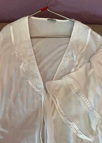 Sabahlık Lohusa Hamile pijama 3lü takım - Görsel 8