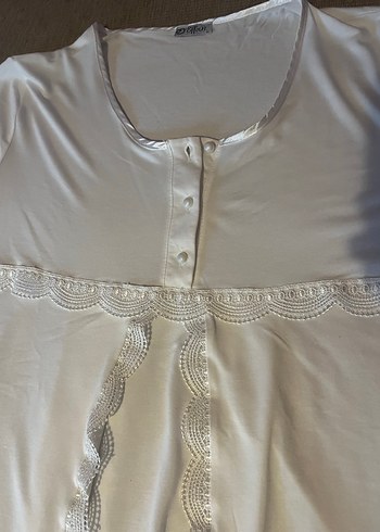 Sabahlık Lohusa Hamile pijama 3lü takım - Görsel 4