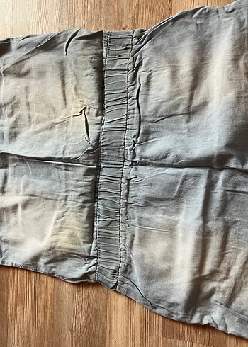 Mini Jean Kadın Şort Tulum - Görsel 3