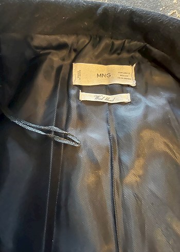 Düğmeli Siyah Midi Ofis Klasik kaban - Görsel 3