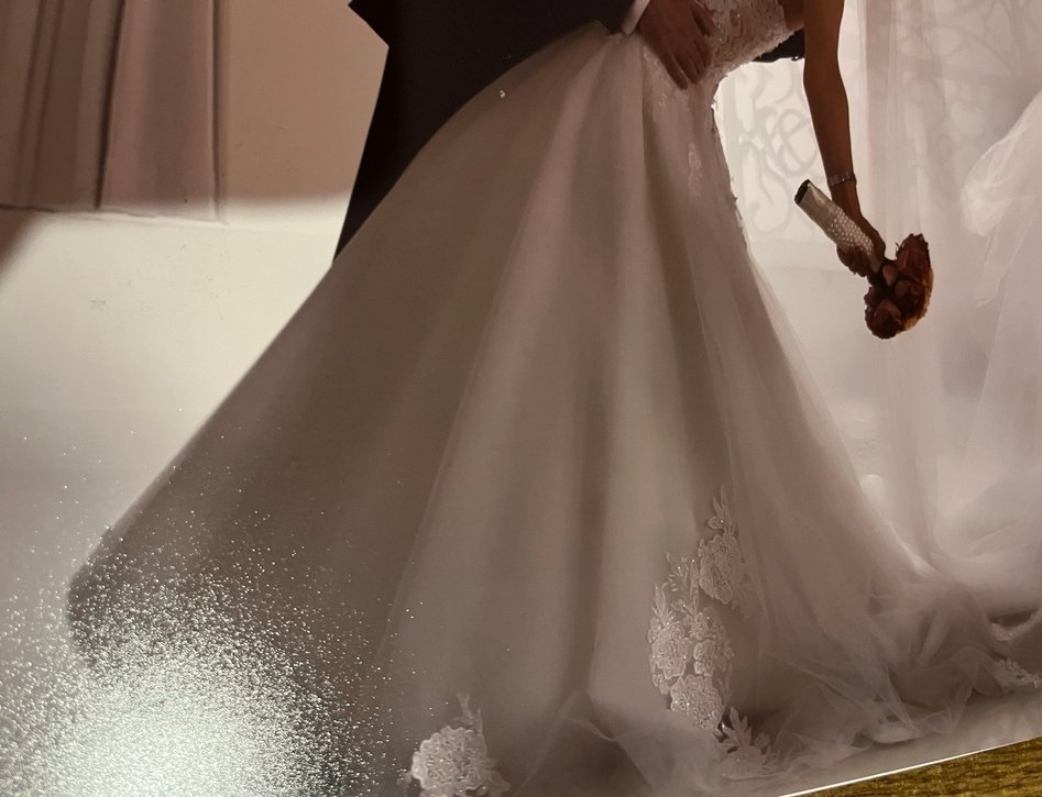 Straplez A Kesim Uzun Gelinlik - Görsel 2