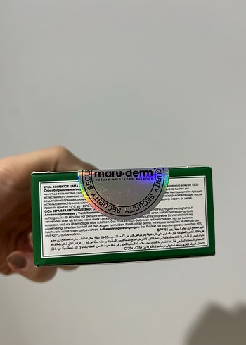 Maru-Derm Cica Onarıcı Renkli Krem SPF15 - Görsel 2