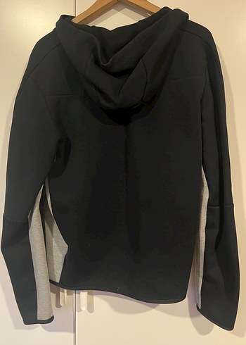 Nike Gri Kapüşonlu Fermuarlı Sweatshirt - Görsel 2