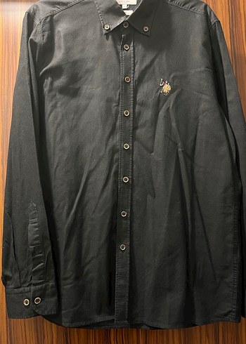 Siyah Erkek Uzun Kollu Düğmeli Gömlek - Görsel 2