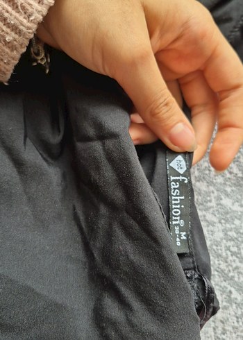 Uzun Siyah Keten Tulum, Kemerli, İnce Askılı - Görsel 5