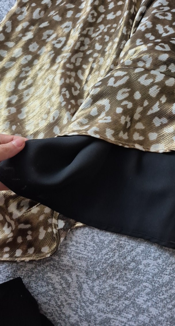 Drapeli Kahverengi Uzun Saten Elbise - Görsel 2