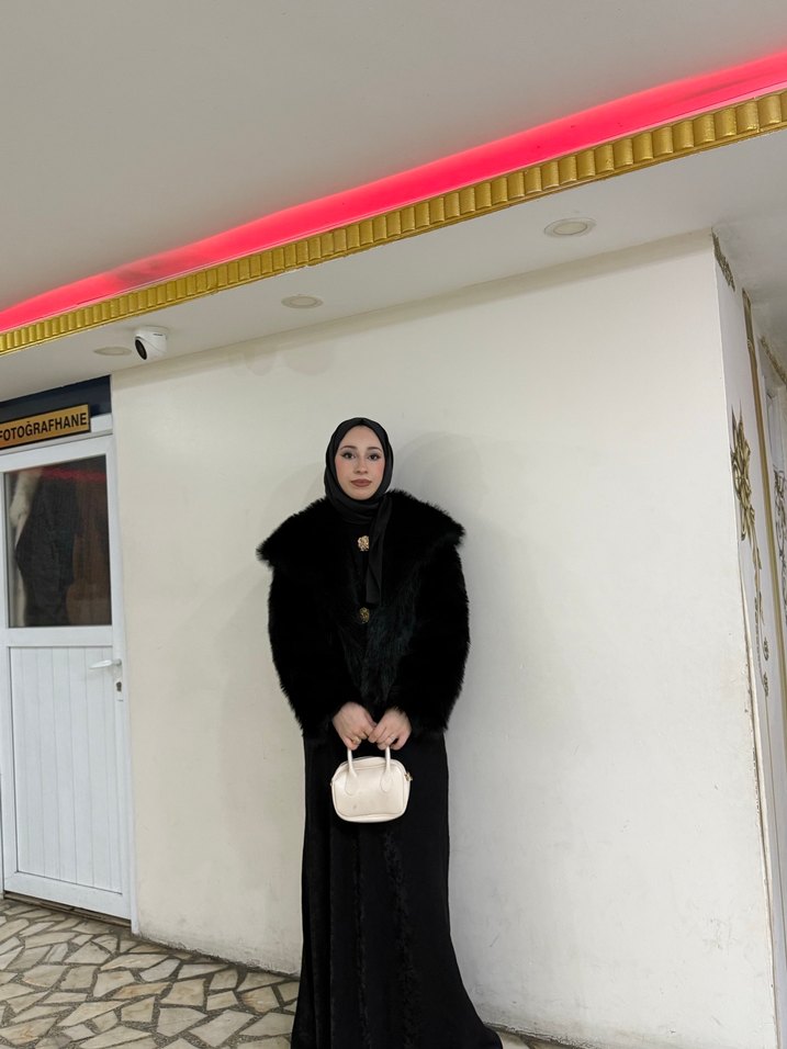 Vanessa sıyah elbise - Görsel 2