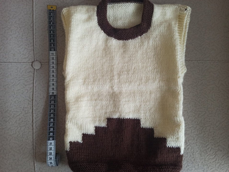 Bej-Kahverengi Süveter - Görsel 2