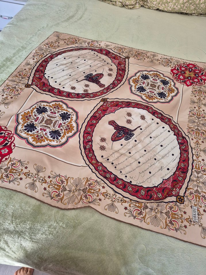 Bej Baskılı Bohem Kadın eşap - Görsel 3