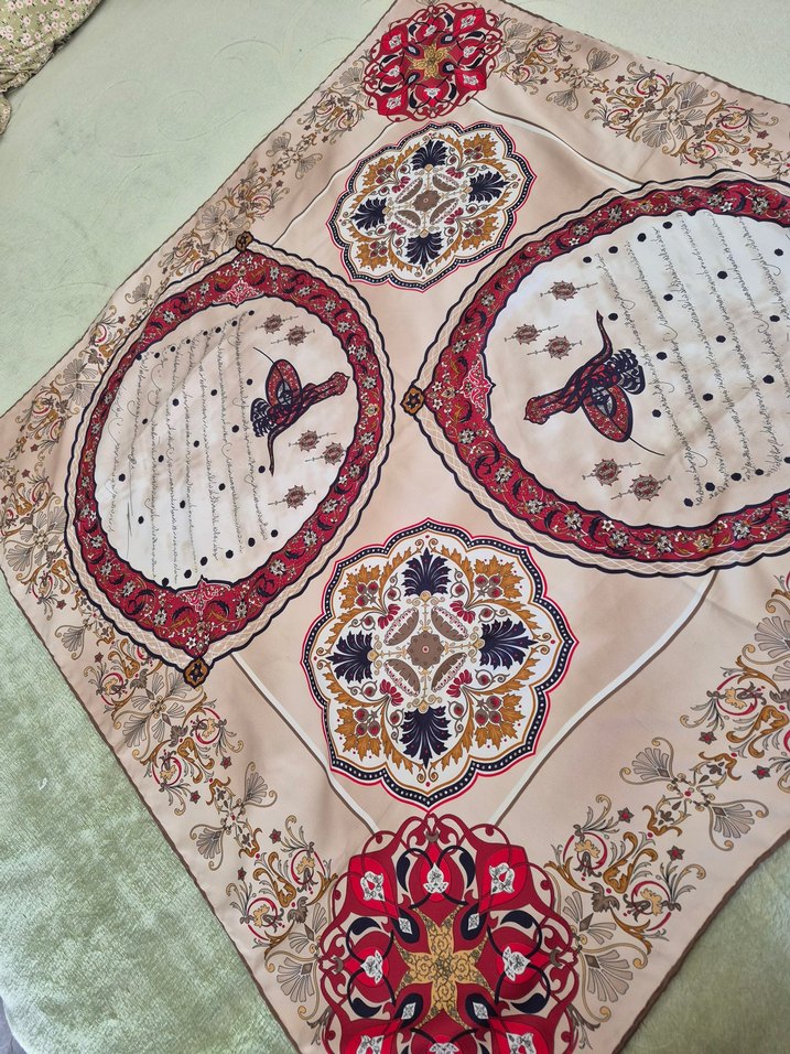 Bej Baskılı Bohem Kadın eşap - Görsel 2