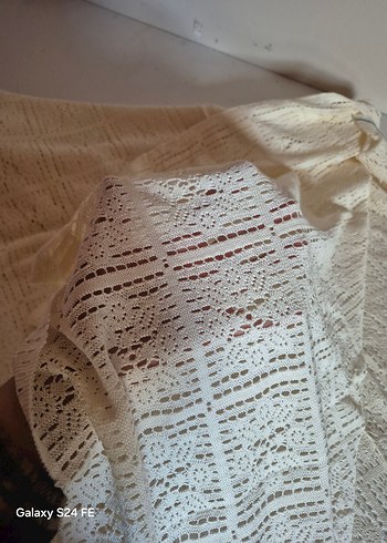 Bohem Tarzı  Örgü Kumaş kırem regi - Görsel 6