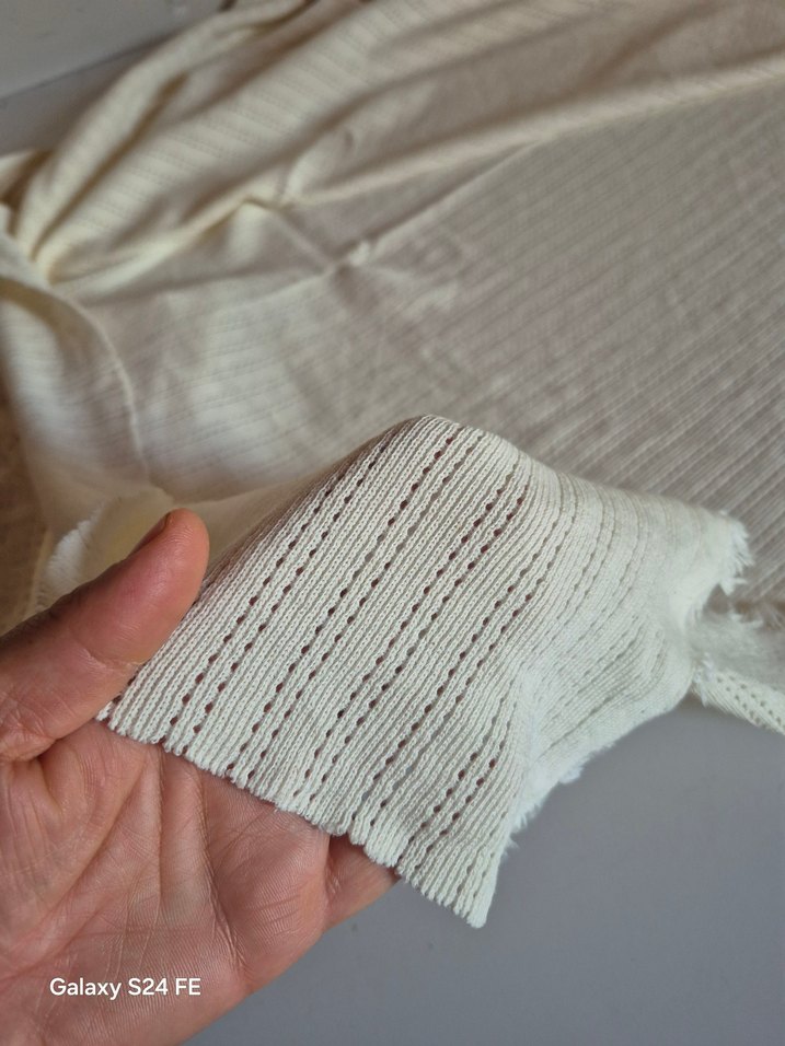 Bohem Tarzı  Örgü Kumaş kırem regi - Görsel 3