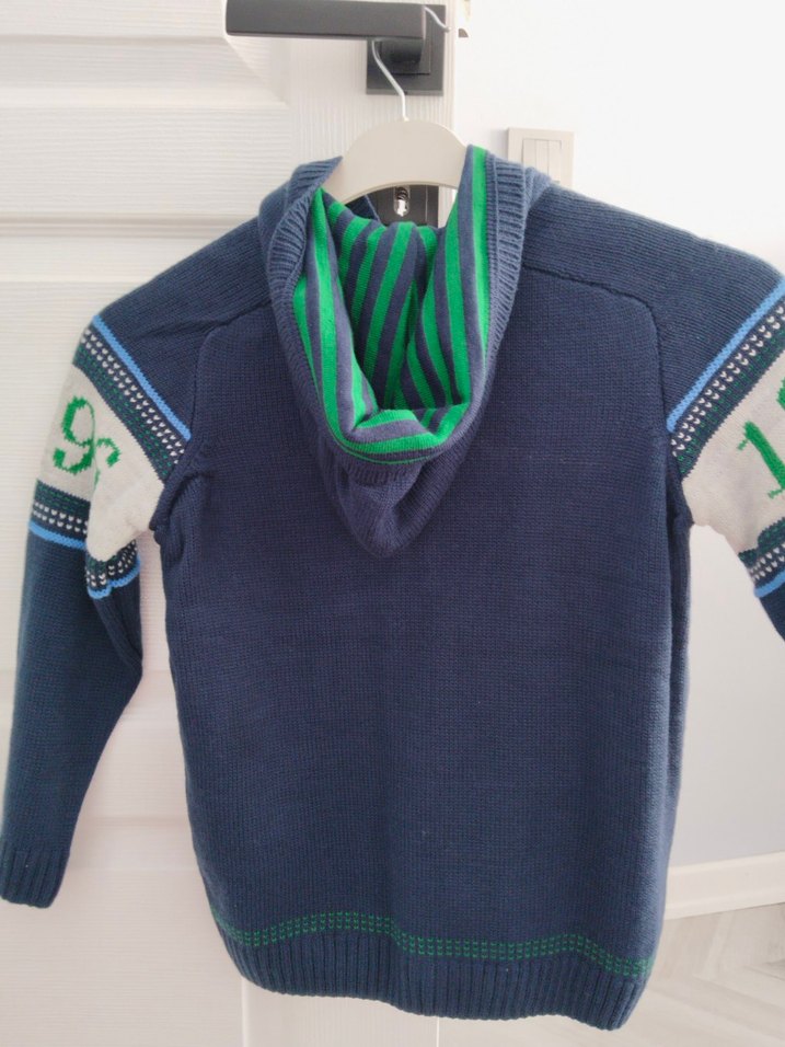 Erkek Çocuk Fermuarlı Hırka - Görsel 2