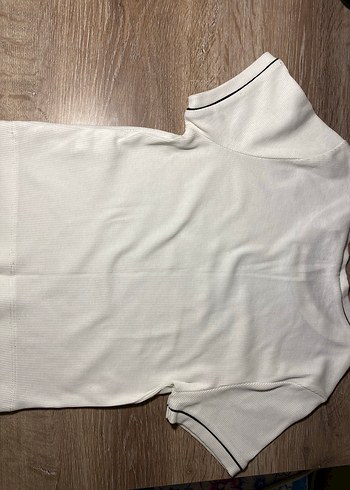 Beyaz Baskılı Kısa Kollu Tişört - Görsel 2