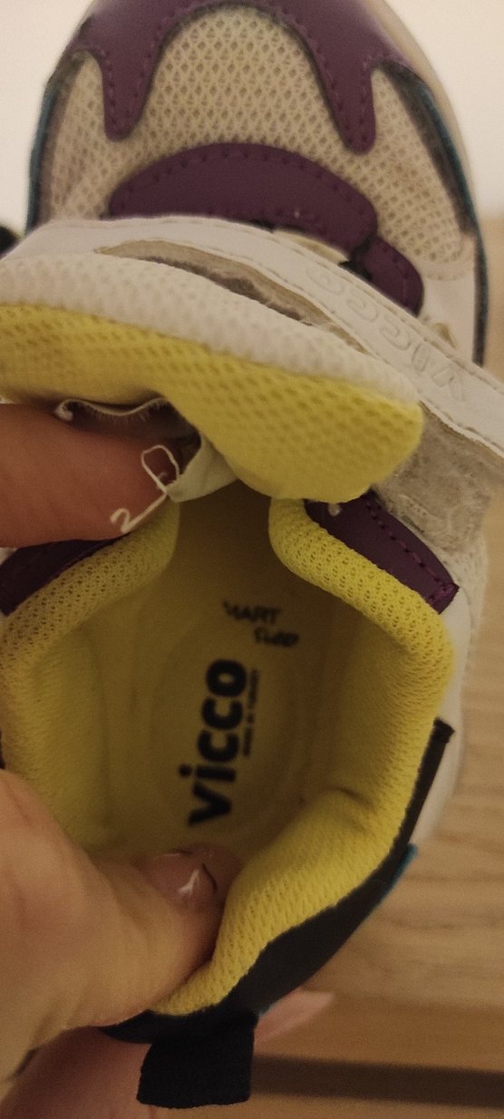 Vicco 22 numara Renkli Bağcıksız Spor Ayakkabı - Görsel 5