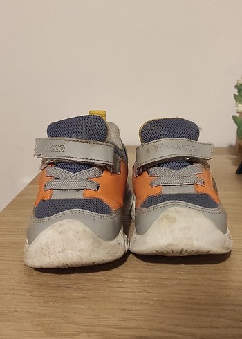 Vicco 22 numara Gri Erkek Çocuk Sneakerları Velcro Kapamalı - Görsel 2