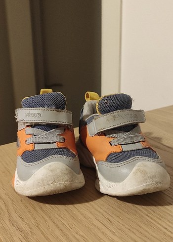 Vicco 22 numara Gri Erkek Çocuk Sneakerları Velcro Kapamalı - Görsel 4