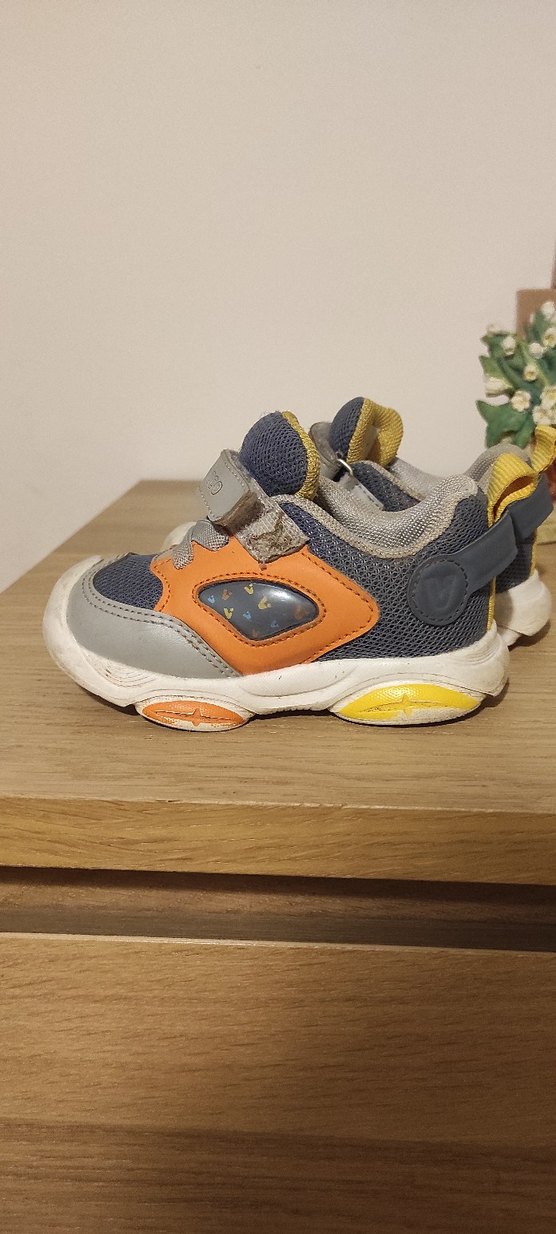 Vicco 22 numara Gri Erkek Çocuk Sneakerları Velcro Kapamalı - Görsel 3