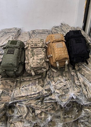 65 Lt Kamuflajlı Lazer Kesimli Çanta - Görsel 2