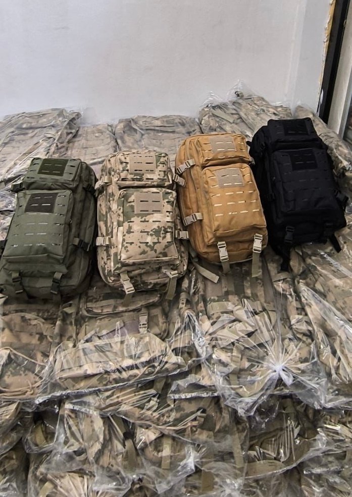 65 Lt Kamuflajlı Lazer Kesimli Çanta - Görsel 2