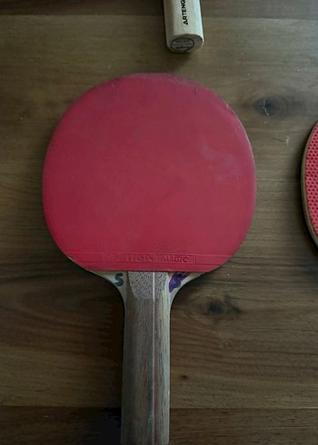 4 Parça Kırmızı Masa Tenisi Raketi Seti - Görsel 4