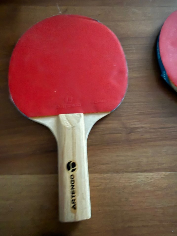 4 Parça Kırmızı Masa Tenisi Raketi Seti - Görsel 3