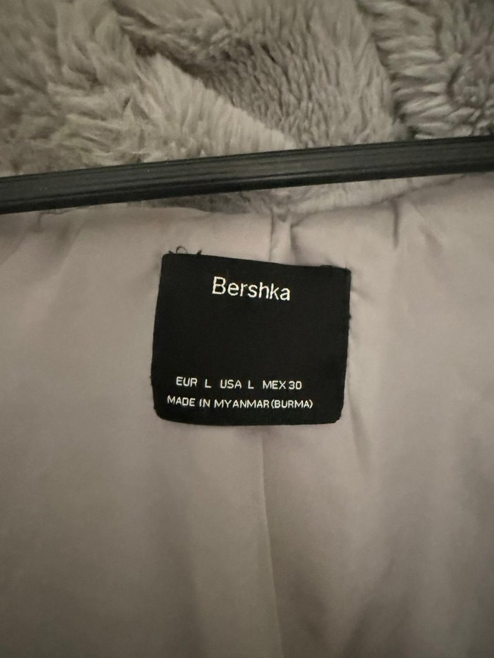 Gri Peluş Kadın Ceket - Görsel 3