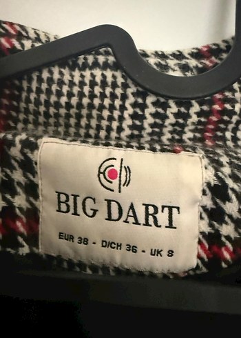 Kürk Detaylı Gri Ekose Kadın Kaban - Görsel 5