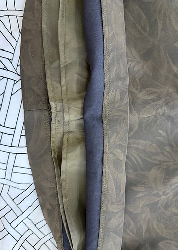 Kahverengi Süet Mini Etek - Görsel 4