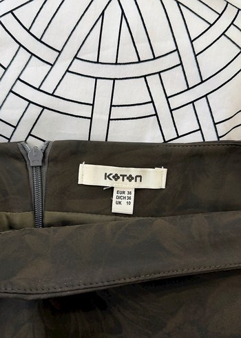 Kahverengi Süet Mini Etek - Görsel 5