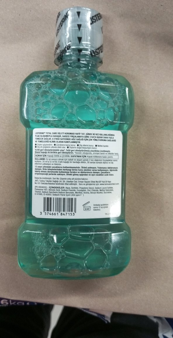 Listerine Total Care Hafif Nane 250 ml Ağız Bakım Suyu - Görsel 2