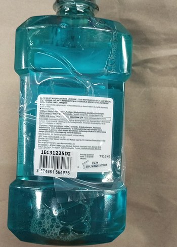 Listerine Cool Mint Avantajlı Ağız Bakım Suyu 500+250 ml - Görsel 3