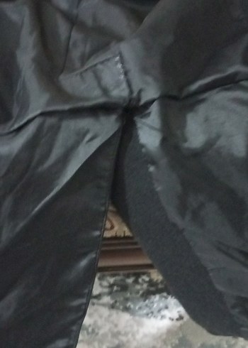 Düğmeli Siyah Midi erkek Kaban - Görsel 7