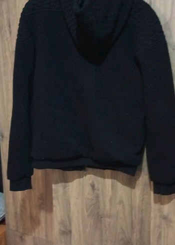 Siyah Erkek polar+ceket - Görsel 3