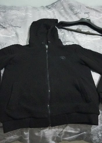 Siyah Erkek polar+ceket - Görsel 6