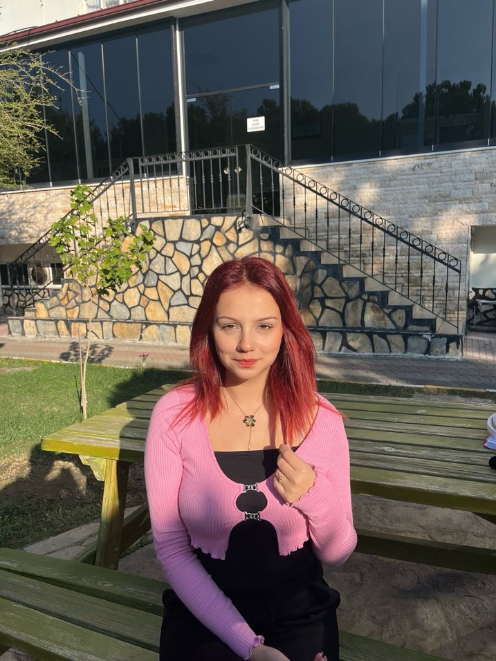 Pembe Uzun Kollu Crop Top bolero - Görsel 2