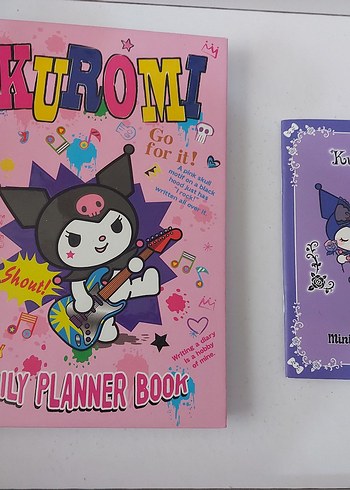 2 tane Kuromi Renkli Planlayıcı Defter - Görsel 2
